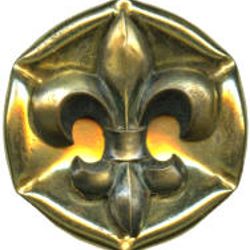 22-1.2.2  Fleur-de-lis - brass